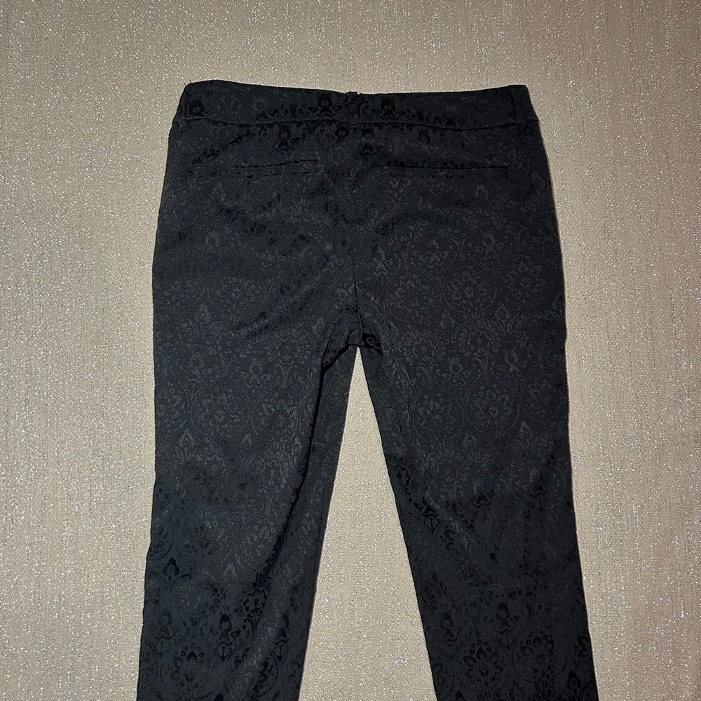 Old Navy “The Diva” black jacquard ankle pants, size 6 - Picture 12 of 12